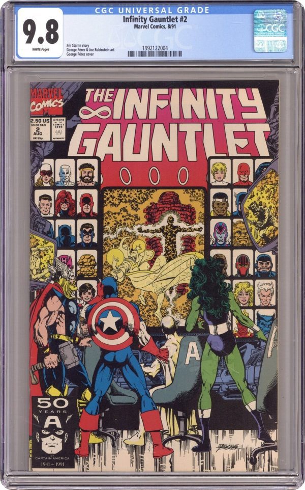 Infinity Gauntlet #2 CGC 9.8 (1991)