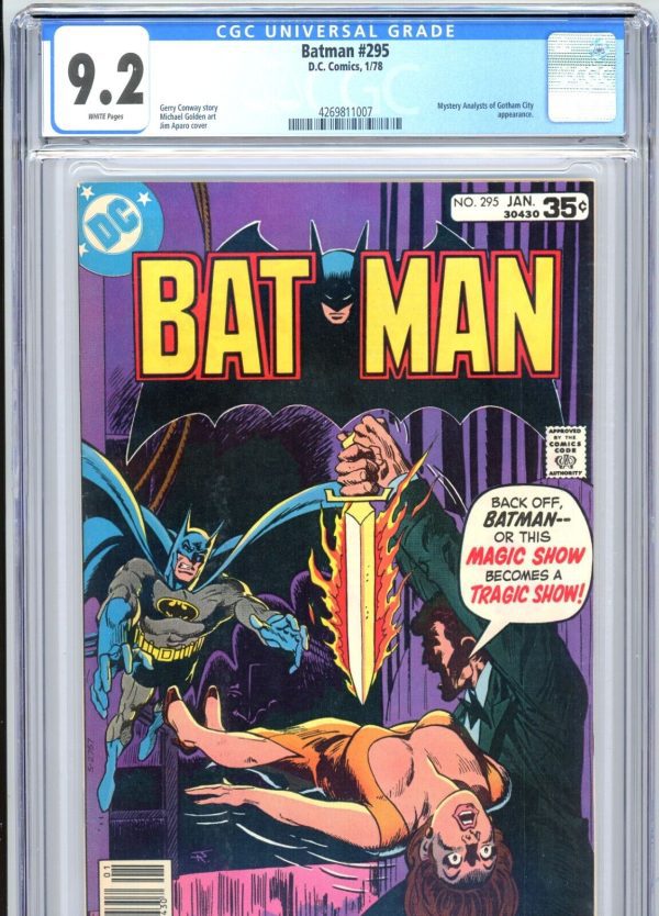 Batman #295 (1978) CGC 9.2